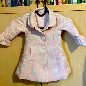 Floral brocade biscotti lined 12 month jacket